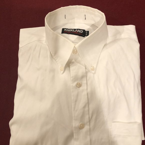 Kirkland Signature Men's white shirt (16 1/2-34) - Picture 1 of 3